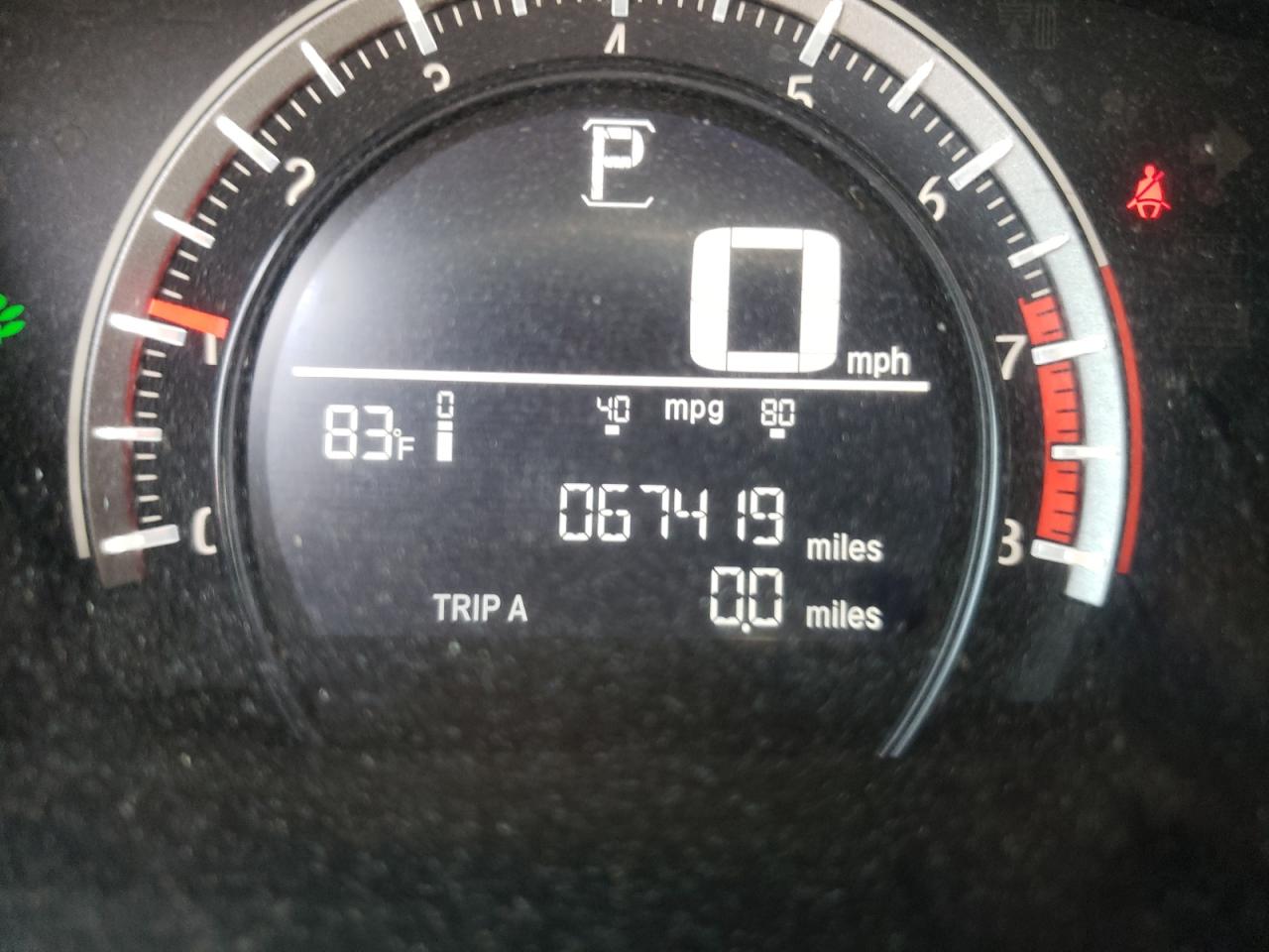 Photo 8 from auction – 2016 HONDA CIVIC LX with VIN 19XFC2F53GE208374