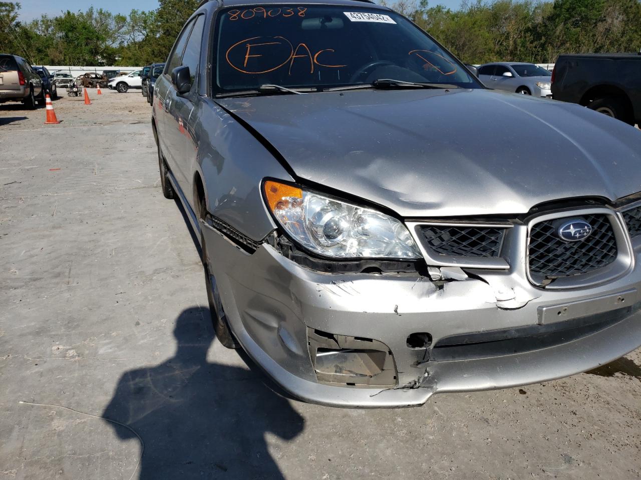 Photo 9 from auction – 2007 SUBARU IMPREZA 2. with VIN JF1GG61647G809038