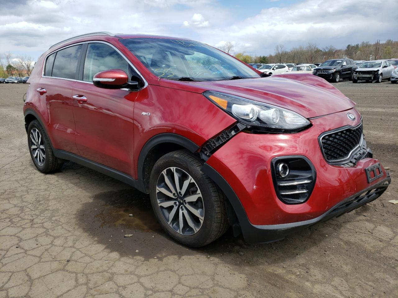 KIA SPORTAGE E 2019 with VIN KNDPNCAC2K7493801 - Photo from auction