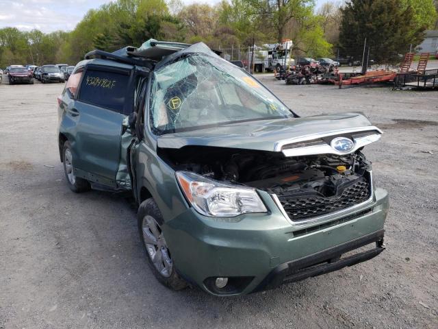 SUBARU FORESTER 2 2015 with VIN JF2SJADC3FH496844 - Photo from auction