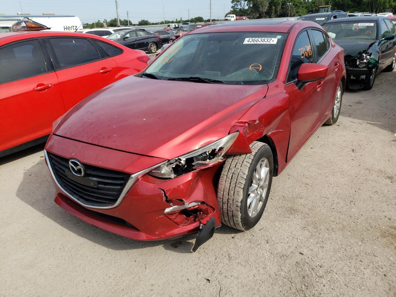 Photo 2 from auction – 2014 MAZDA 3 TOURING with VIN JM1BM1V73E1138187