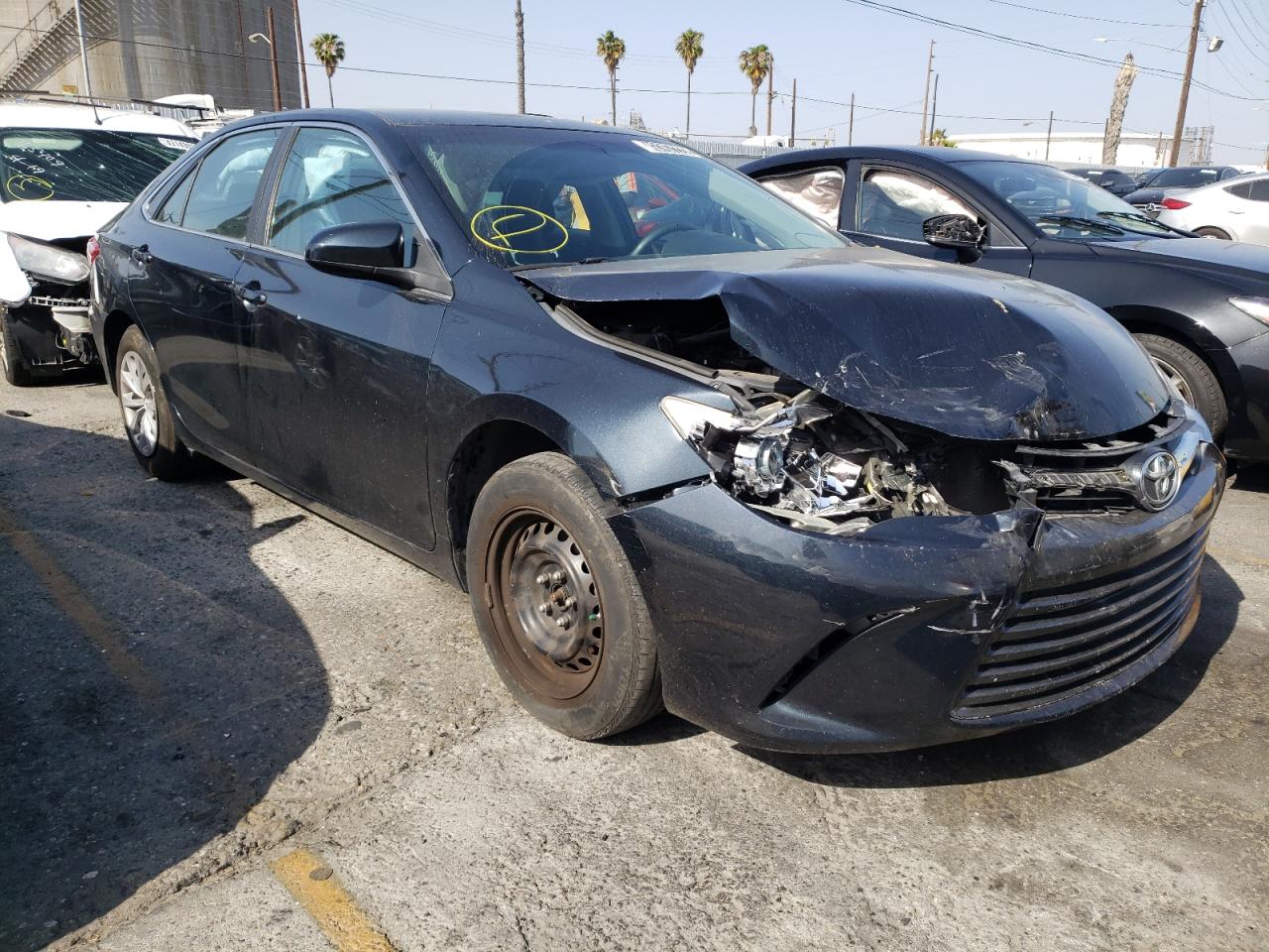 TOYOTA CAMRY LE 2015 with VIN 4T1BF1FK5FU008243 - Photo from auction