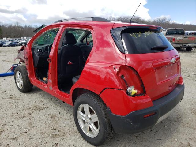 Photo 3 from auction – 2015 CHEVROLET TRAX 1LT with VIN KL7CJRSB7FB133118