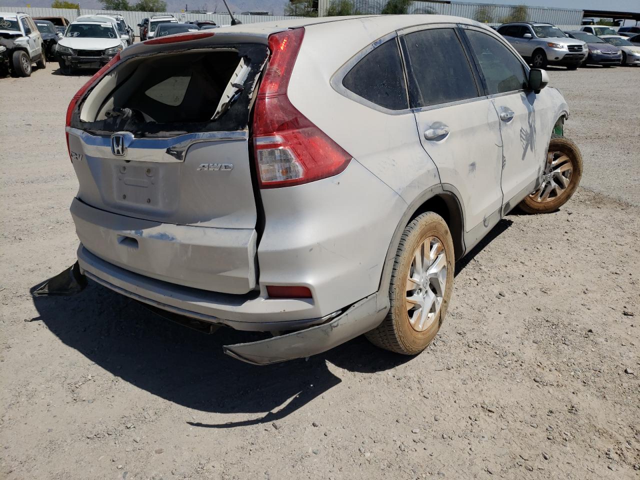 Photo 4 from auction – 2016 HONDA CR-V EX with VIN 2HKRM4H55GH712259