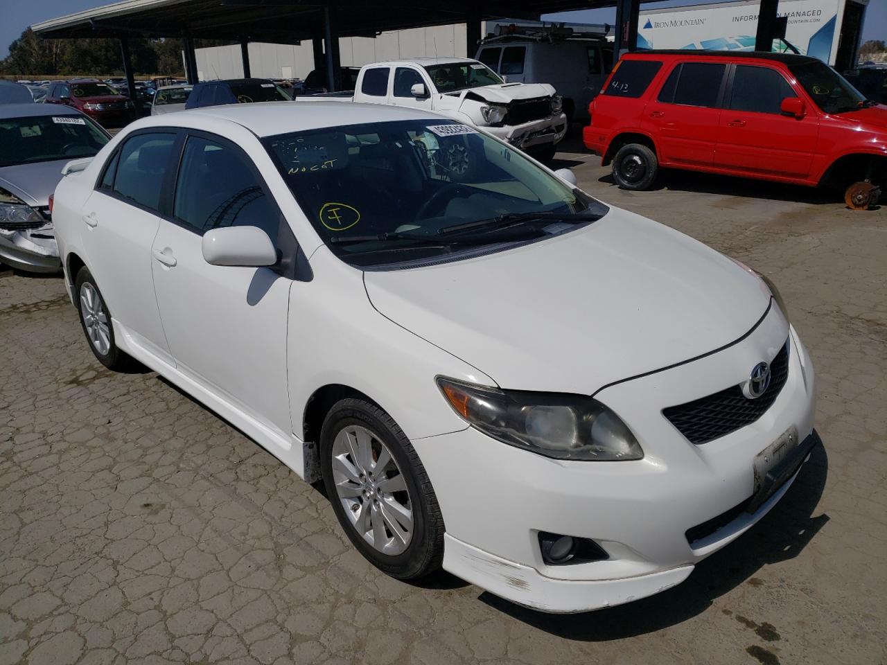 TOYOTA COROLLA BA 2010 with VIN 1NXBU4EE2AZ373541 - Photo from auction