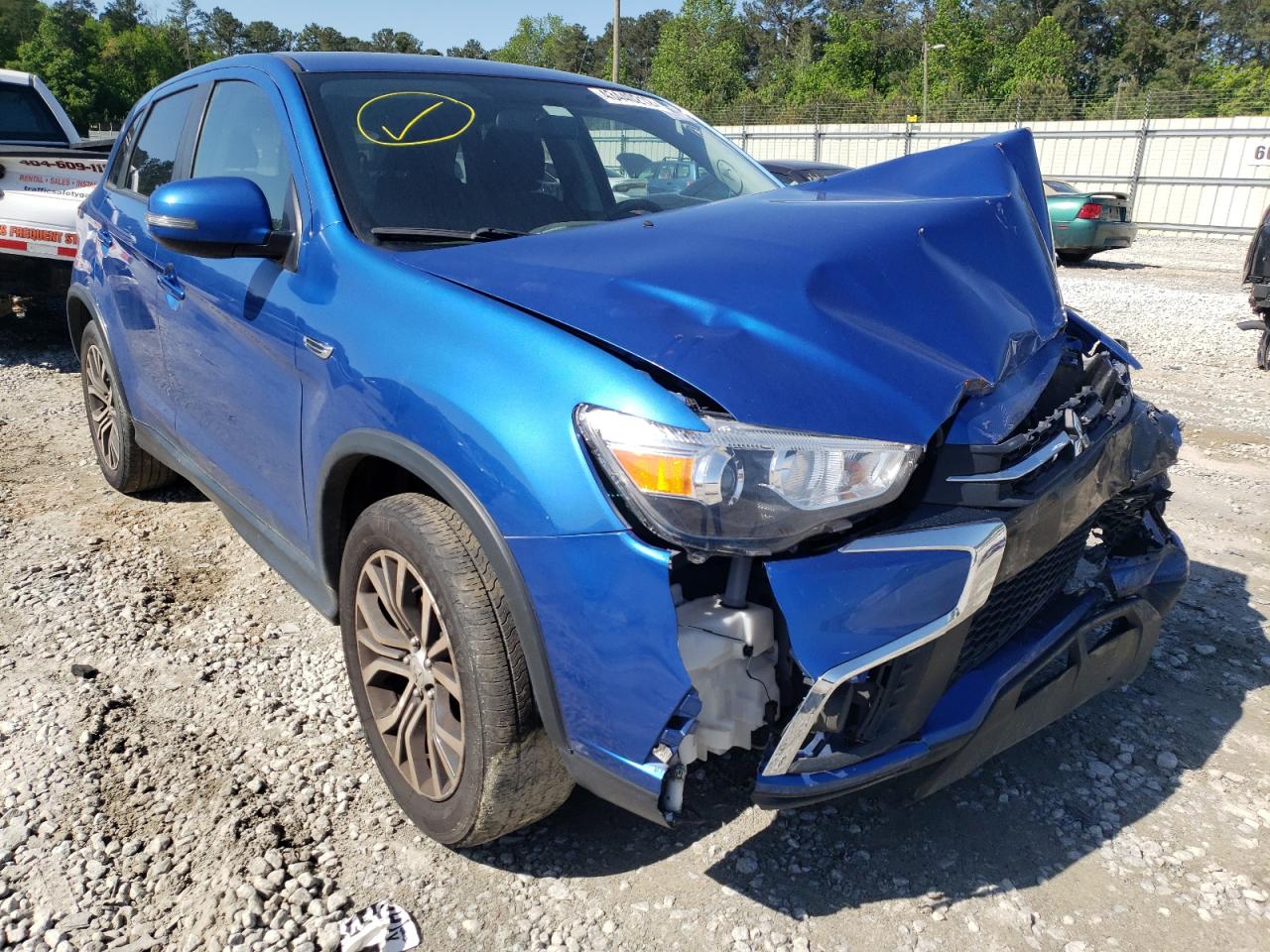 MITSUBISHI OUTLANDER 2019 with VIN JA4AP3AU7KU005107 - Photo from auction