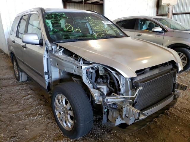 HONDA CR-V EX 2006 with VIN JHLRD78896C043891 - Photo from auction
