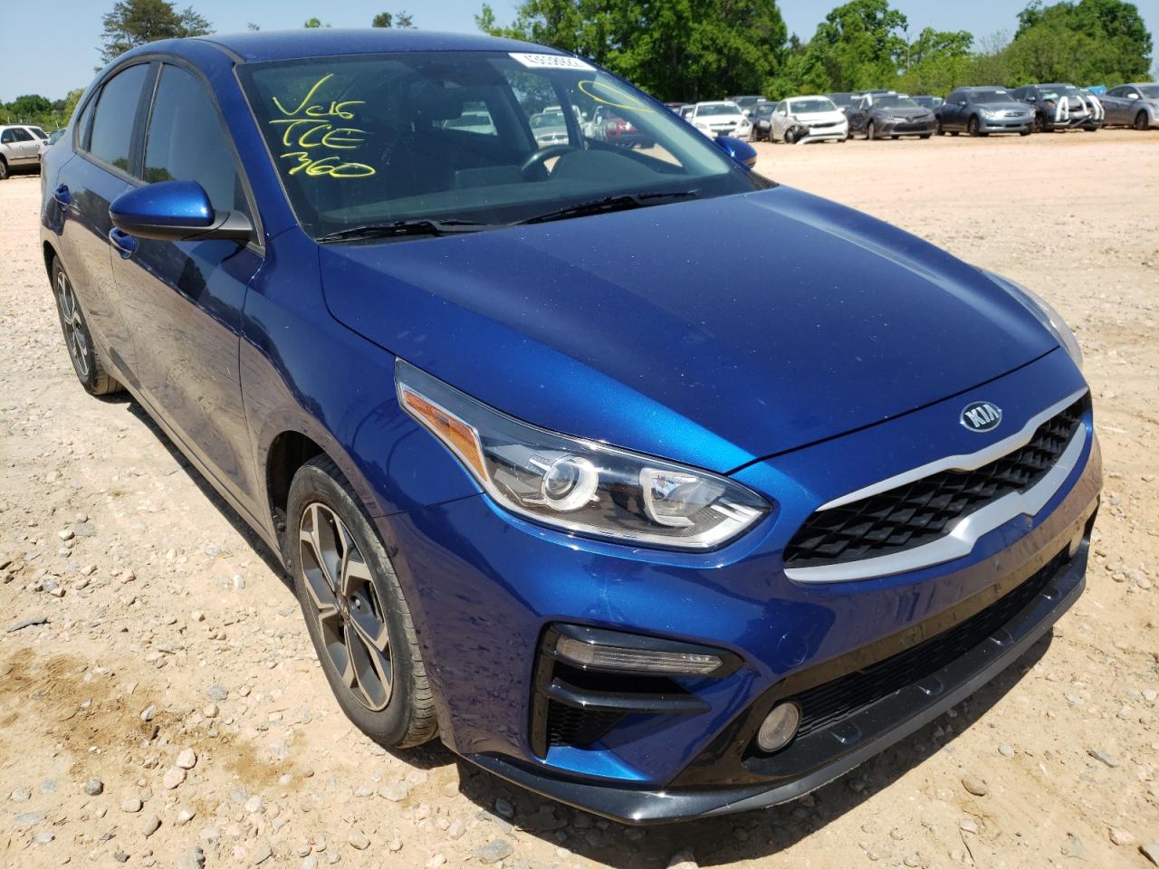 KIA FORTE FE 2020 with VIN 3KPF24AD5LE245112 - Photo from auction