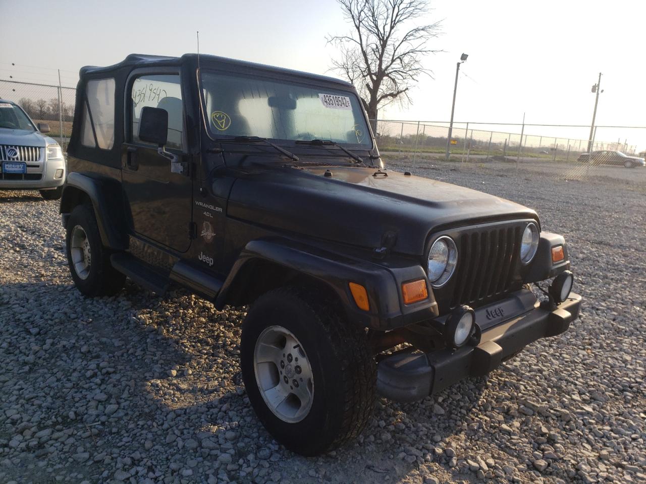 JEEP WRANGLER 2000 with VIN 1J4FA59S2YP778807 - Photo from auction
