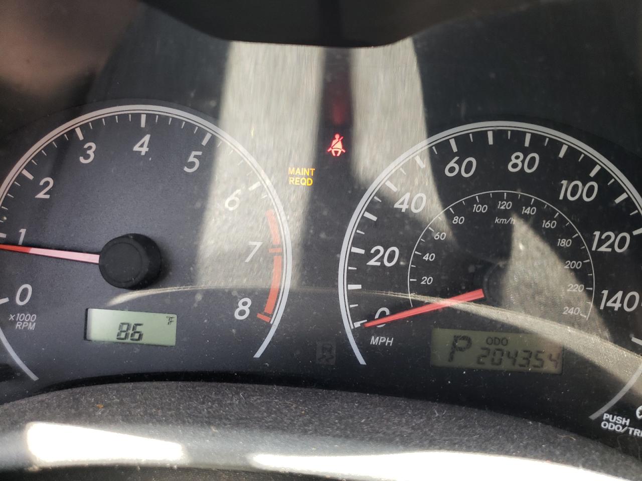 Photo 8 from auction – 2013 TOYOTA COROLLA BA with VIN 5YFBU4EE4DP078138
