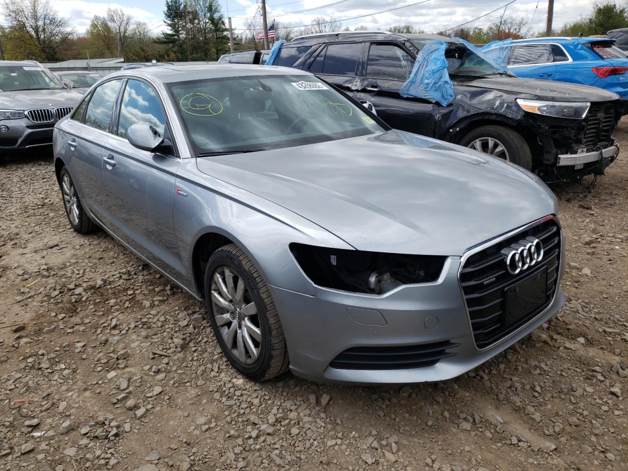 AUDI A6 PREMIUM 2014 with VIN WAUFGAFC8EN145193 - Photo from auction
