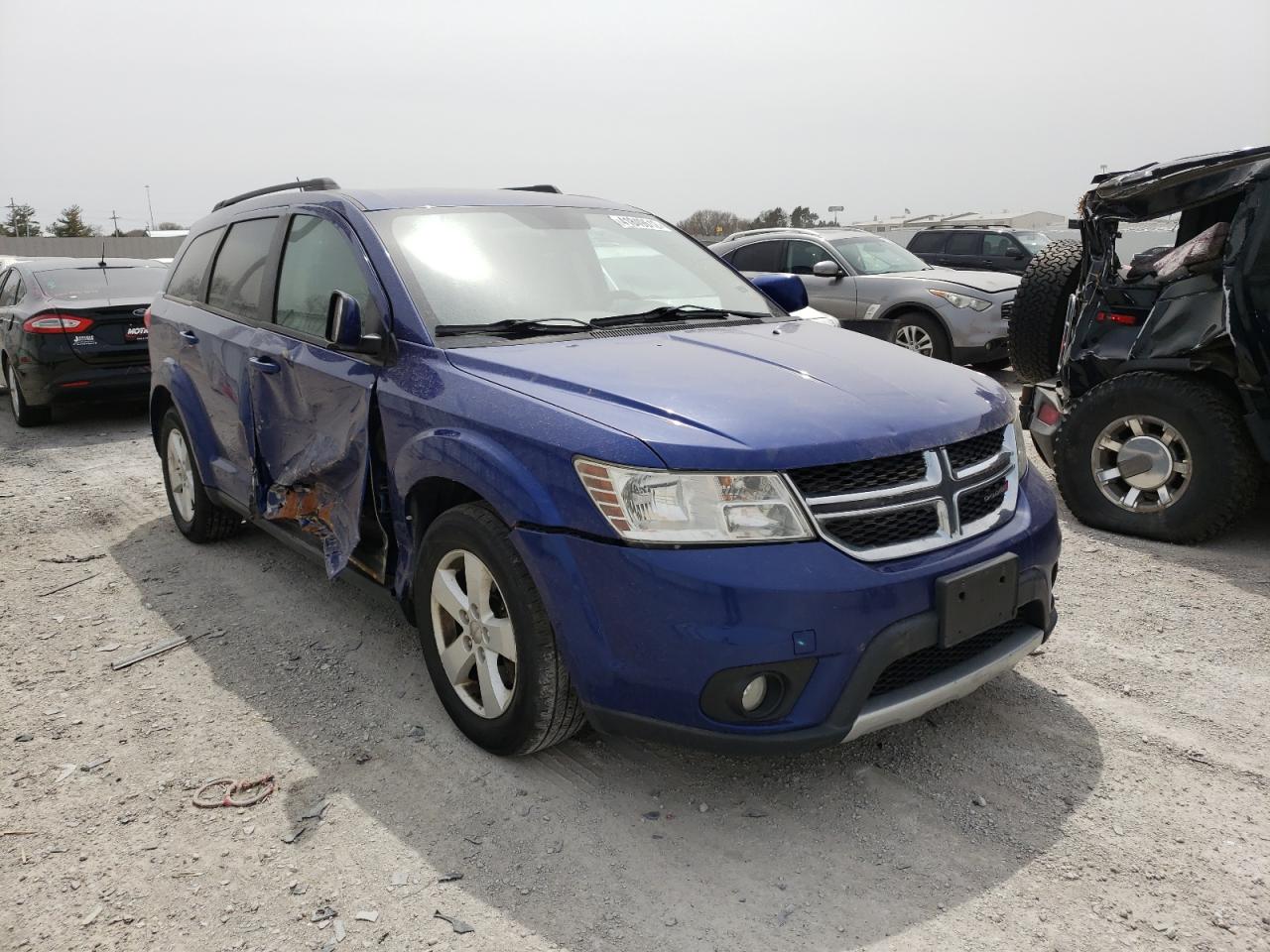 DODGE JOURNEY SX 2012 with VIN 3C4PDDBG6CT396740 - Photo from auction
