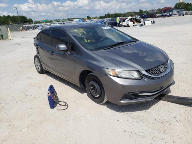 HONDA CIVIC LX 2013 with VIN 19XFB2F56DE087452 - Photo from auction