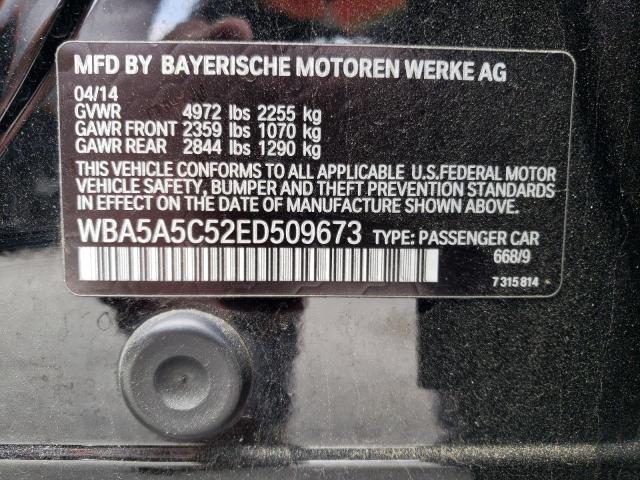 Photo 10 from auction – 2014 BMW 528 I with VIN WBA5A5C52ED509673