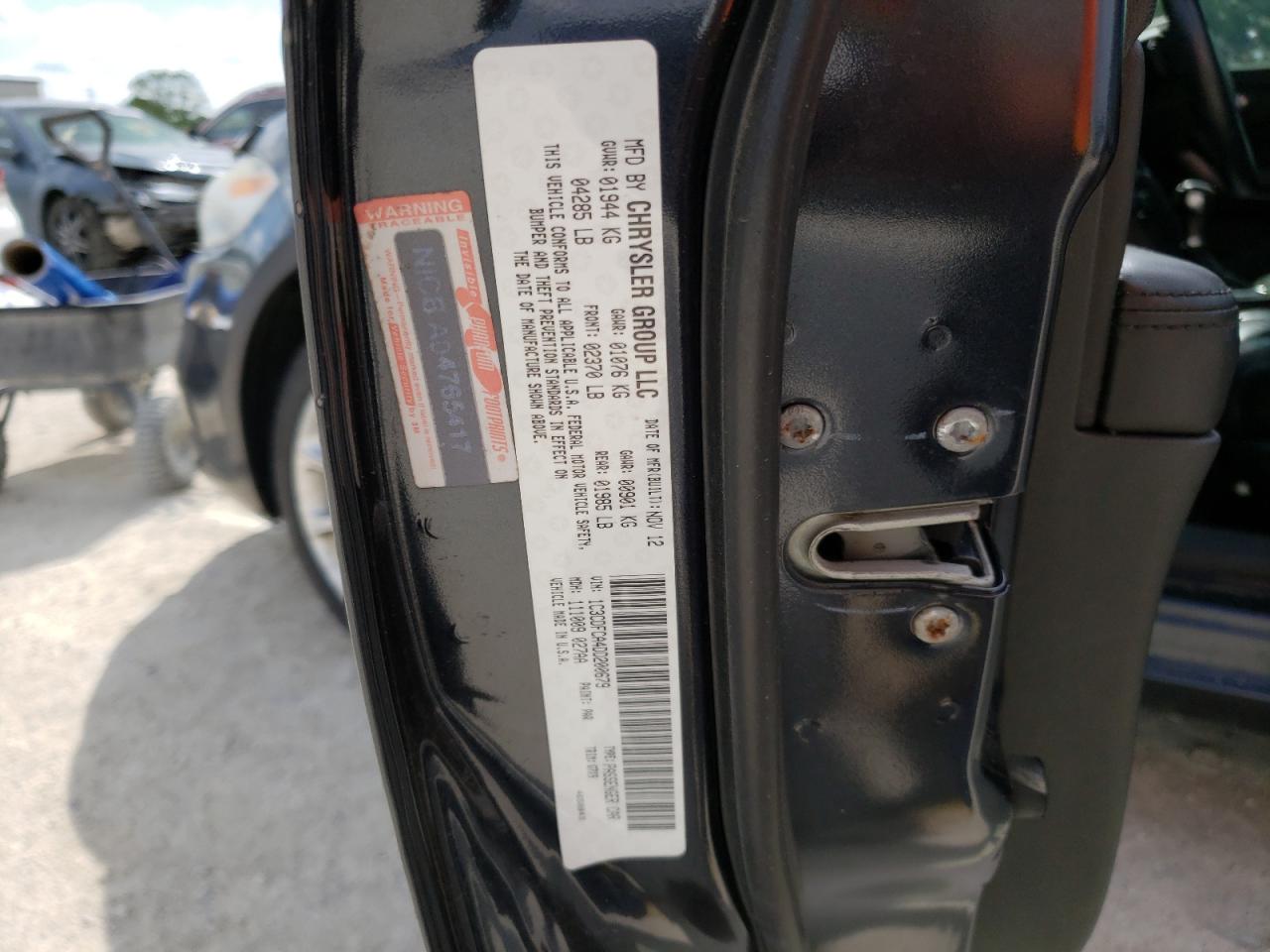 Photo 10 from auction – 2013 DODGE DART LIMIT with VIN 1C3CDFCA4DD200679