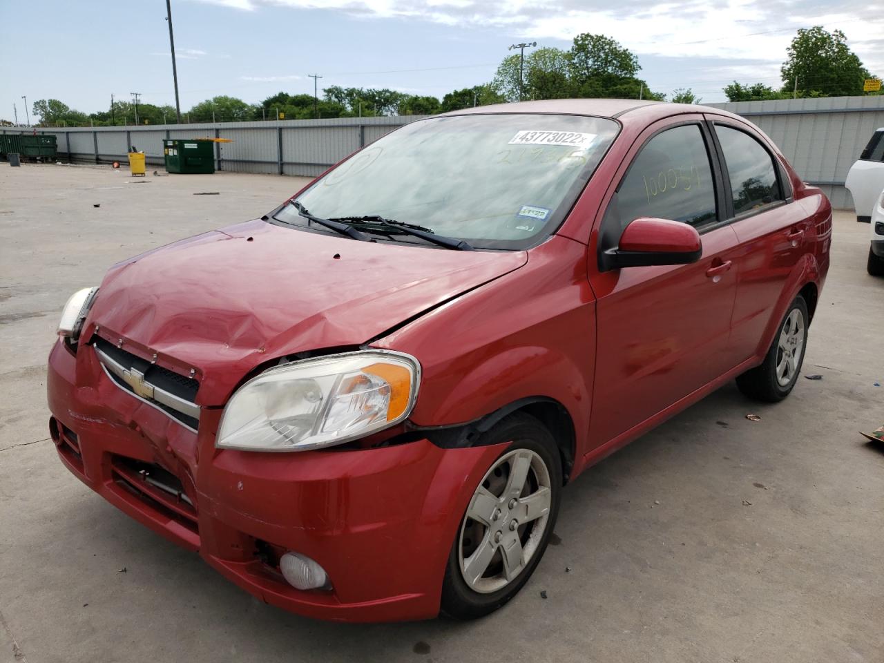 Photo 2 from auction – 2011 CHEVROLET AVEO LT with VIN KL1TG5DE8BB219315