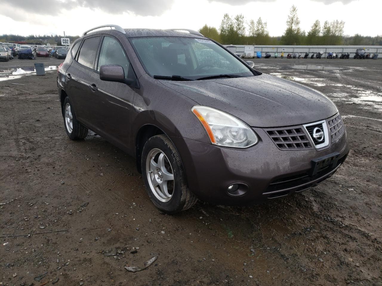 NISSAN ROGUE S 2008 with VIN JN8AS58VX8W125385 - Photo from auction