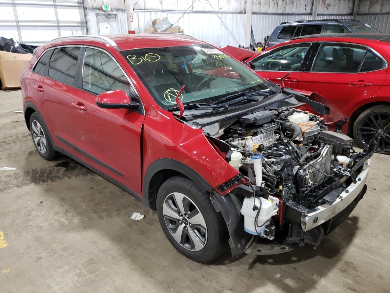 KIA NIRO FE 2019 with VIN KNDCB3LC3K5314777 - Photo from auction