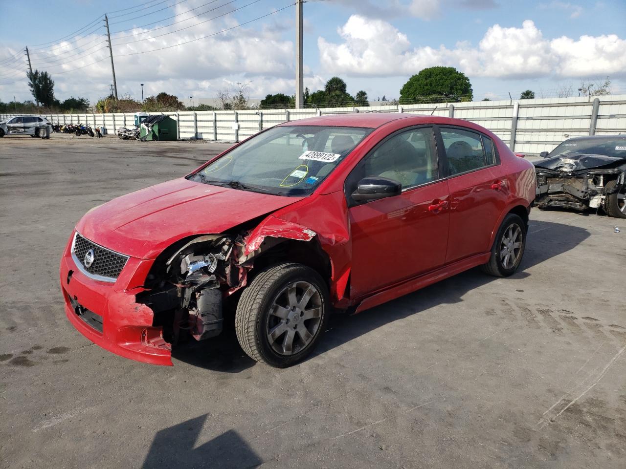 Photo 2 from auction – 2012 NISSAN SENTRA 2.0 with VIN 3N1AB6AP2CL700741