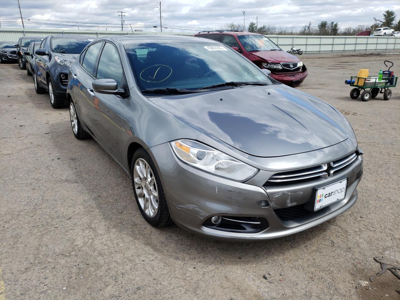 DODGE DART LIMIT 2013 with VIN 1C3CDFCA2DD710934 - Photo from auction