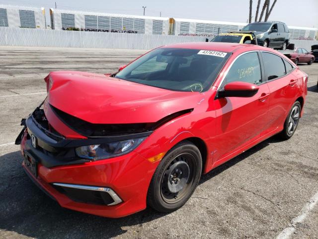Photo 2 from auction – 2019 HONDA CIVIC LX with VIN 2HGFC2F65KH568401