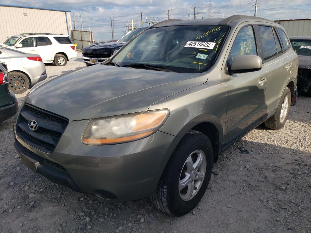 Photo 2 from auction – 2008 HYUNDAI SANTA FE G with VIN 5NMSG13D28H202908