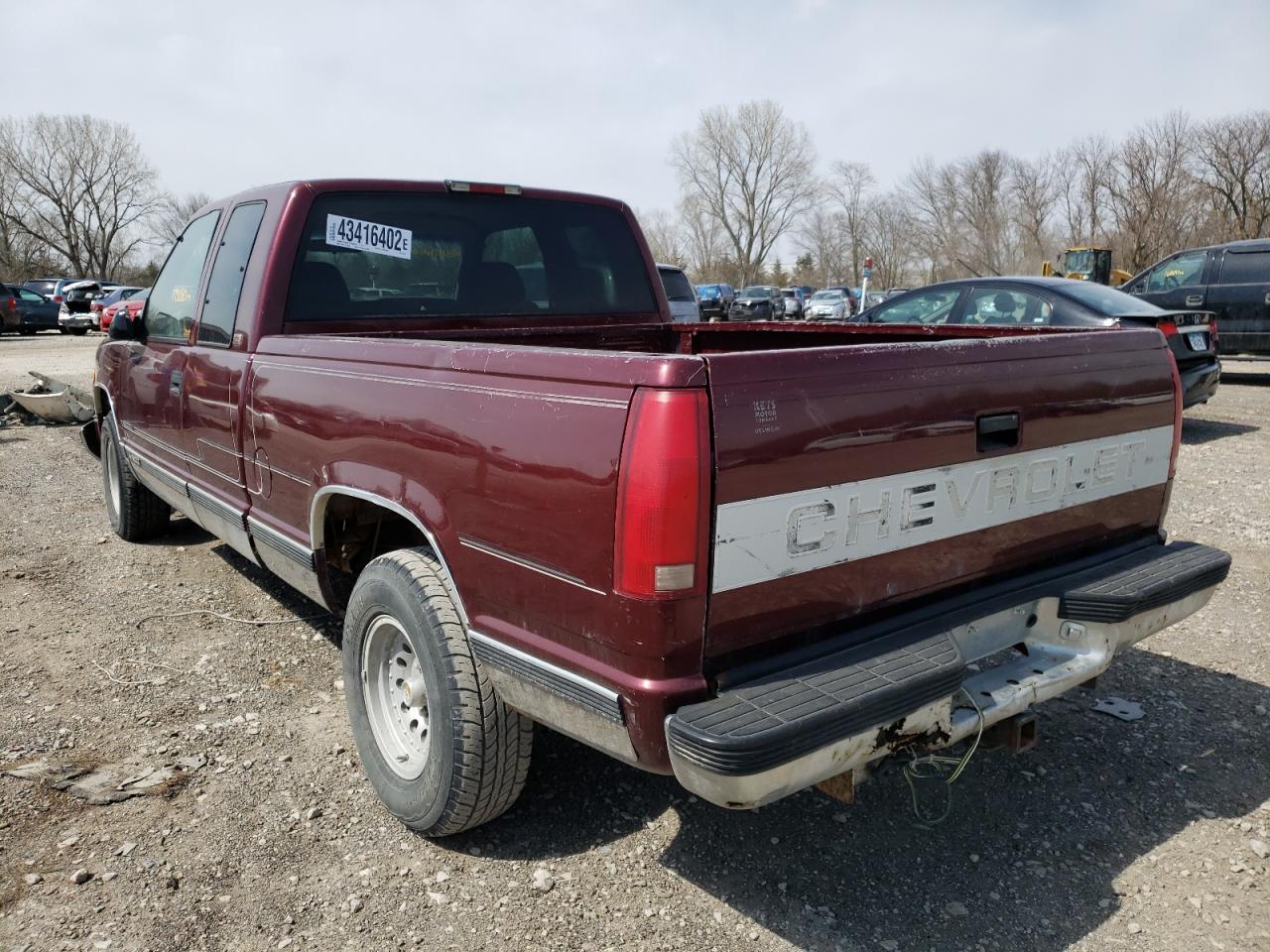 Photo 3 from auction – 1997 CHEVROLET GMT-400 C1 with VIN 2GCEC19M6V1147721