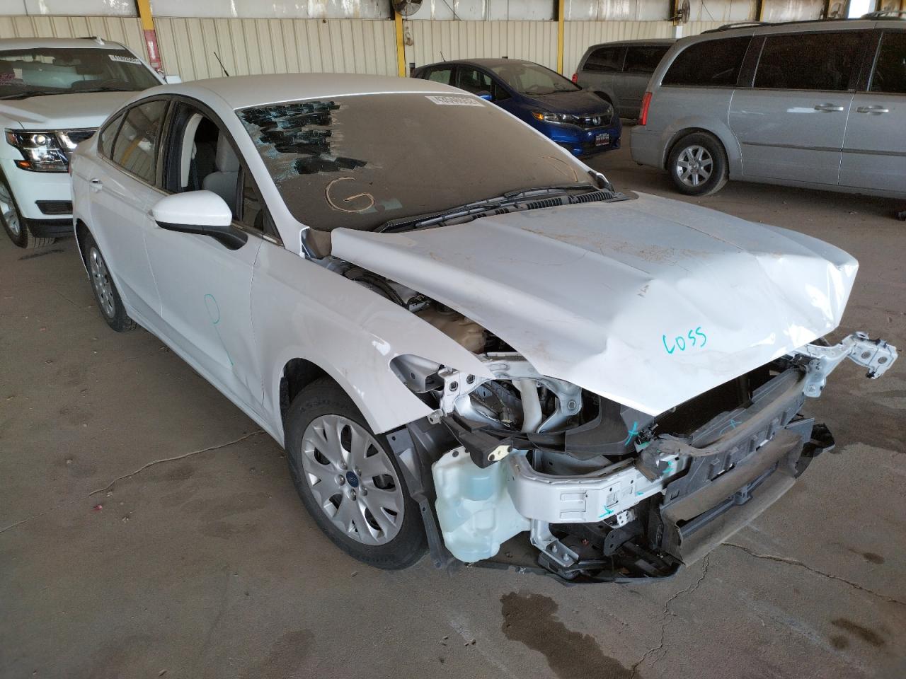 Photo 1 from auction – 2019 FORD FUSION S with VIN 3FA6P0G79KR284553