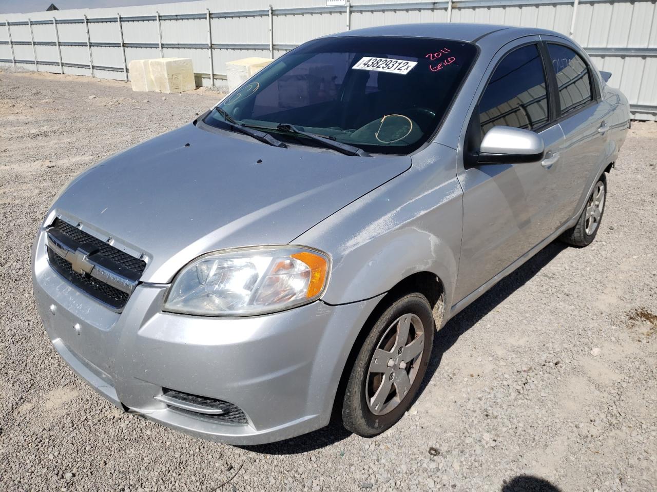 Photo 2 from auction – 2011 CHEVROLET AVEO LS with VIN KL1TD5DE9BB194840