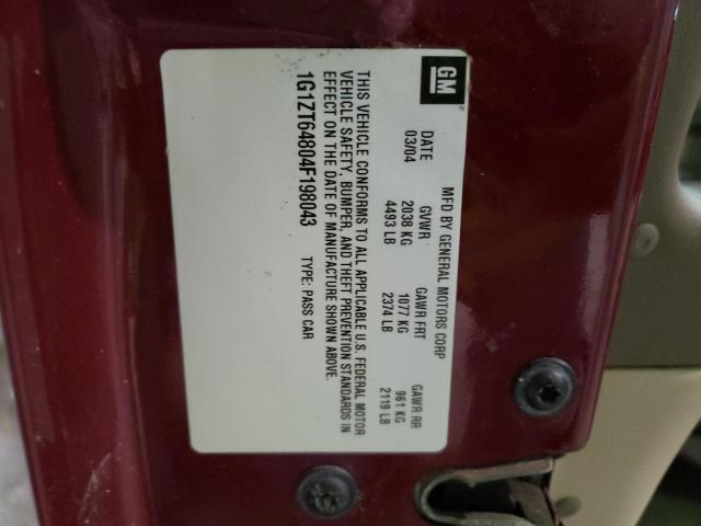 Photo 10 from auction – 2004 CHEVROLET MALIBU MAX with VIN 1G1ZT64804F198043
