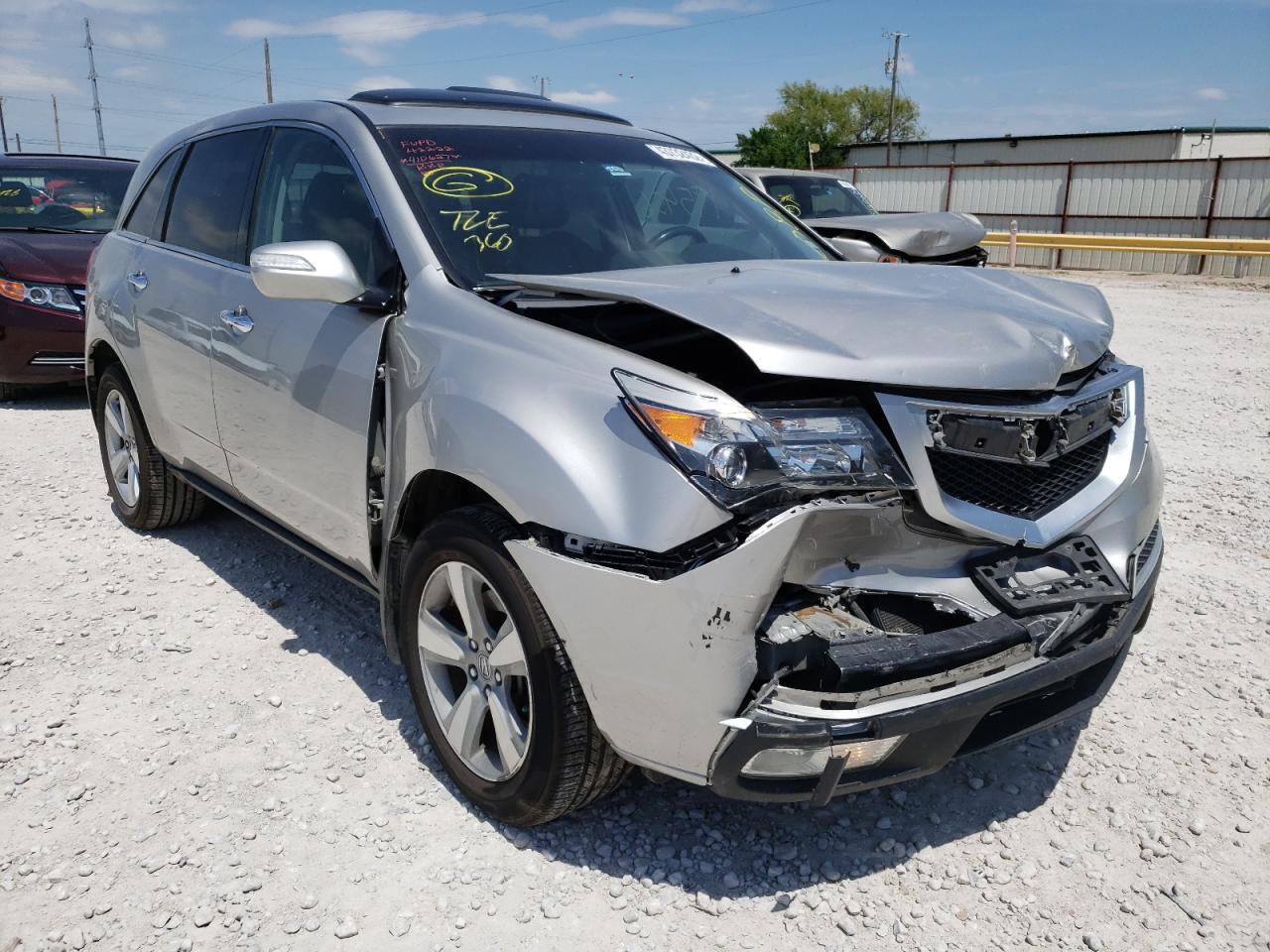 ACURA MDX TECHNO 2011 with VIN 2HNYD2H47BH505293 - Photo from auction