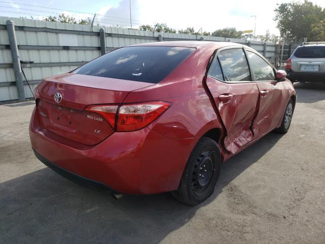 Photo 4 from auction – 2017 TOYOTA COROLLA L with VIN 2T1BURHE4HC914626