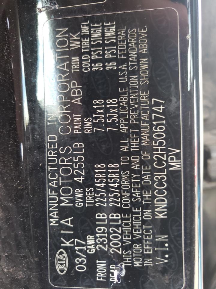 Photo 10 from auction – 2017 KIA NIRO EX with VIN KNDCC3LC2H5061747