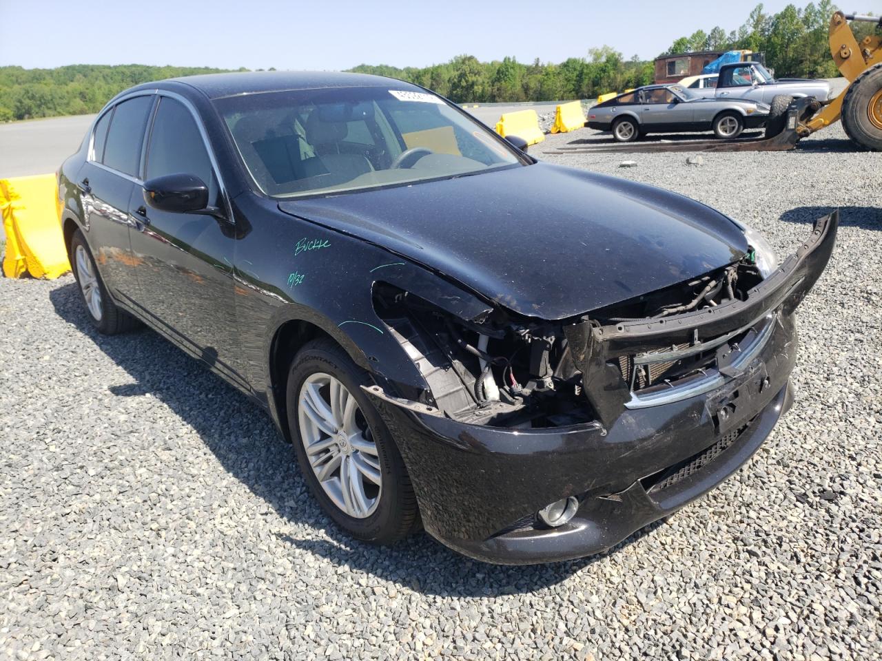 INFINITI G25 2011 with VIN JN1DV6AR0BM653770 - Photo from auction