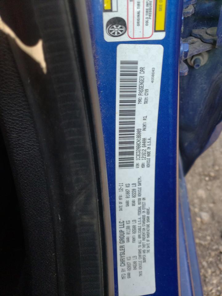 Photo 10 from auction – 2012 DODGE AVENGER SE with VIN 1C3CDZAB0CN186009