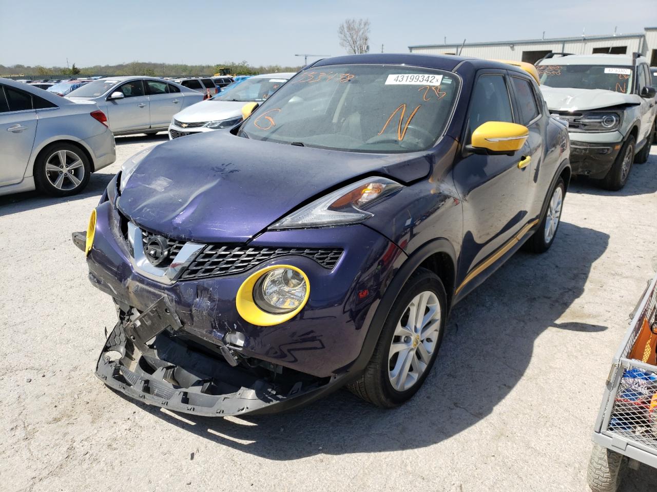 Photo 2 from auction – 2015 NISSAN JUKE S with VIN JN8AF5MV3FT553498