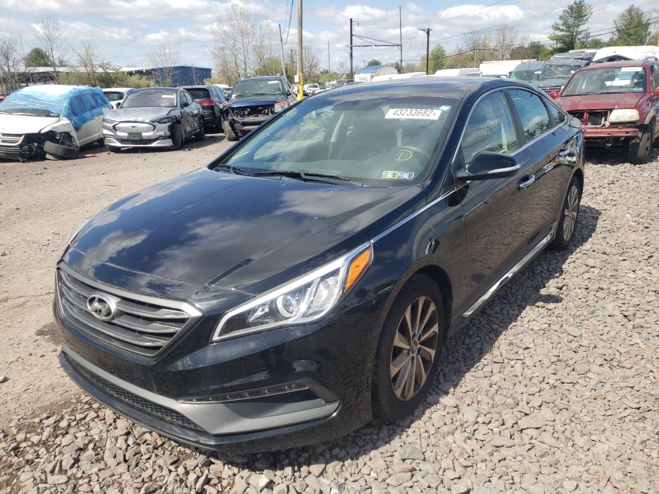 Photo 2 from auction – 2015 HYUNDAI SONATA SPO with VIN 5NPE34AF2FH077262