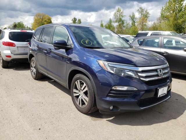 HONDA PILOT EXL 2017 with VIN 5FNYF6H58HB058715 - Photo from auction
