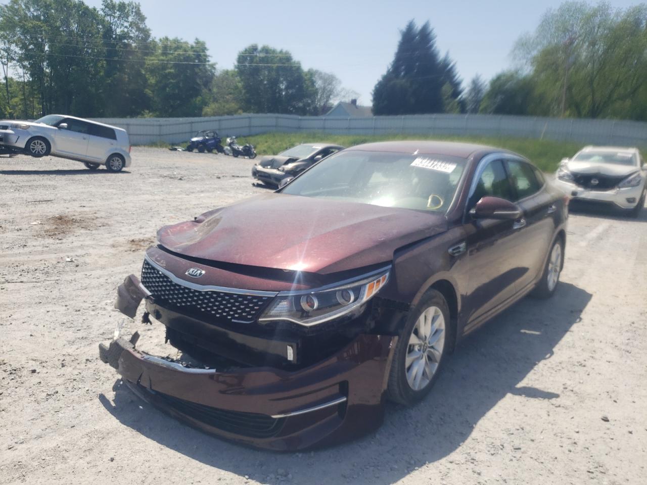 Photo 2 from auction – 2016 KIA OPTIMA EX with VIN 5XXGU4L36GG084110