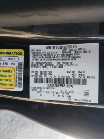 Photo 10 from auction – 2015 LINCOLN MKZ with VIN 3LN6L2G99FR610890