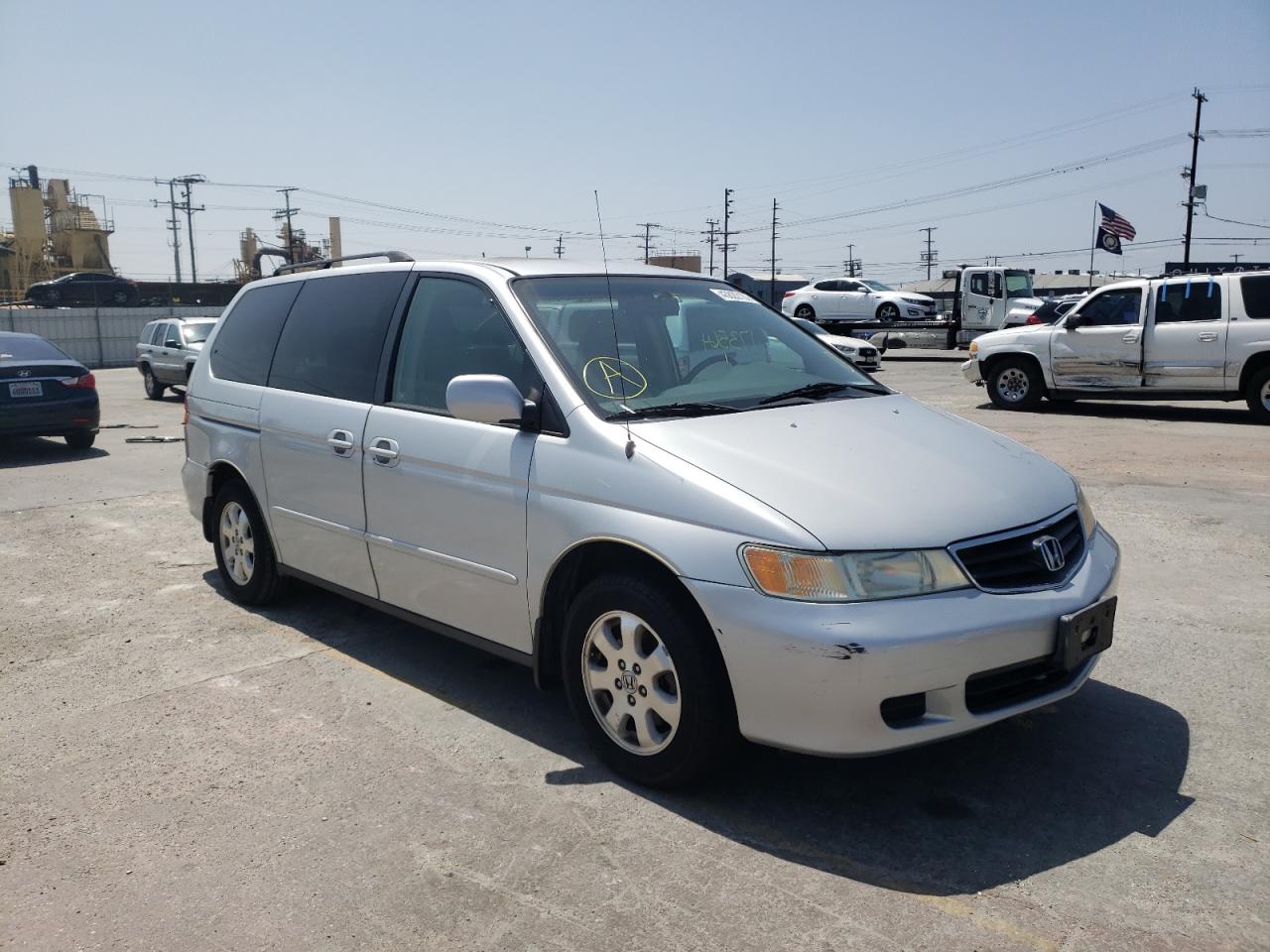 HONDA ODYSSEY EX 2002 with VIN 2HKRL18682H548833 - Photo from auction