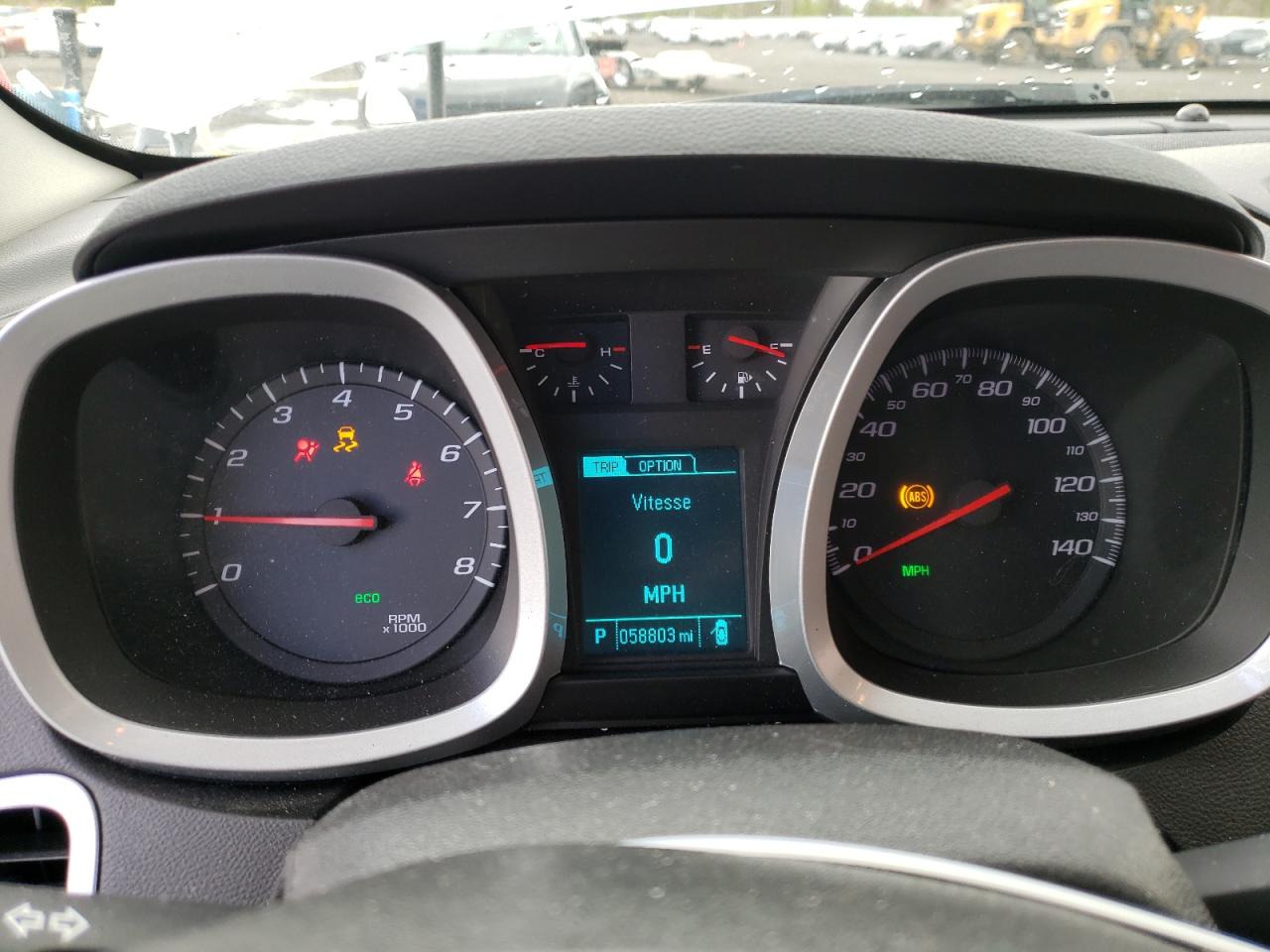 Photo 8 from auction – 2016 CHEVROLET EQUINOX LT with VIN 2GNALCEK3G1159964