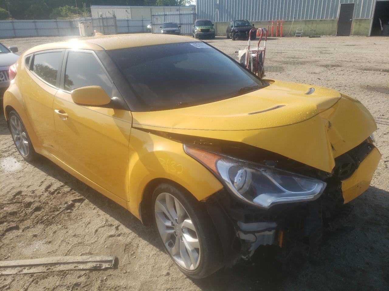 HYUNDAI VELOSTER 2012 with VIN KMHTC6AD8CU035208 - Photo from auction