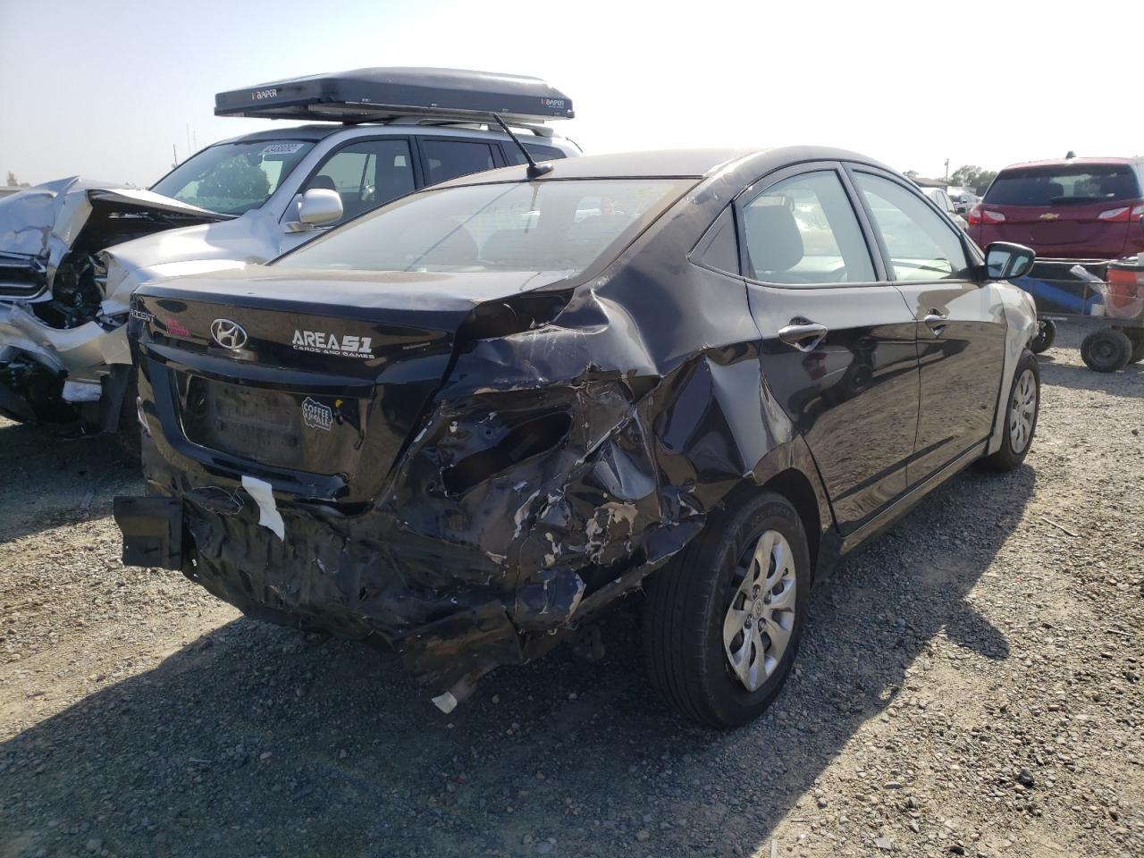 Photo 4 from auction – 2017 HYUNDAI ACCENT SE with VIN KMHCT4AE2HU250703