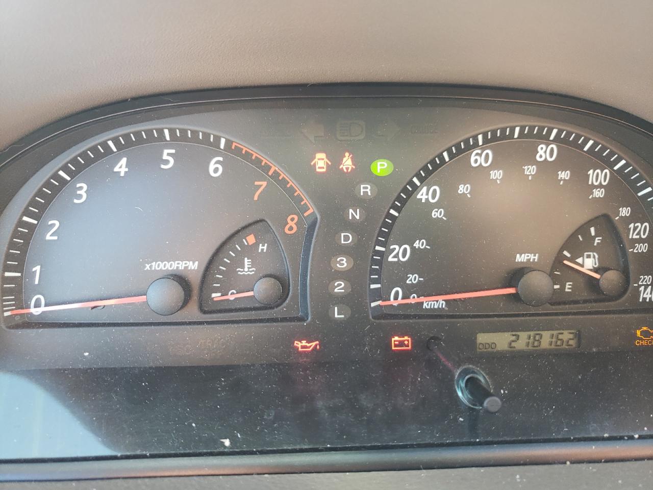 Photo 8 from auction – 2003 TOYOTA CAMRY LE with VIN 4T1BF30K83U045528