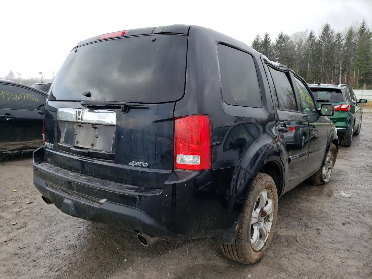Photo 4 from auction – 2012 HONDA PILOT EXL with VIN 5FNYF4H59CB083197