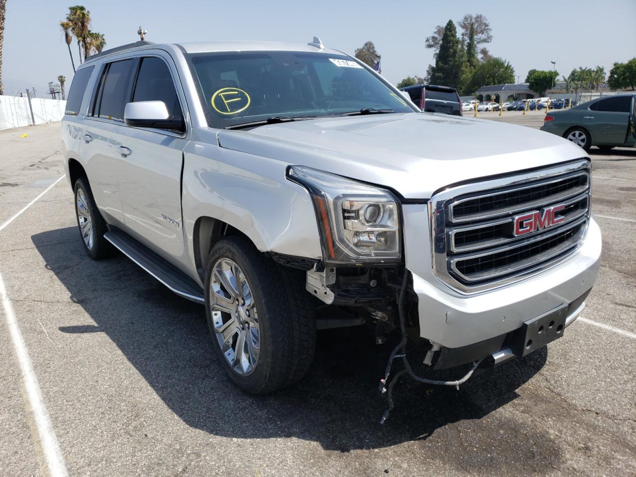 GMC YUKON SLT 2017 with VIN 1GKS1BKC7HR368518 - Photo from auction