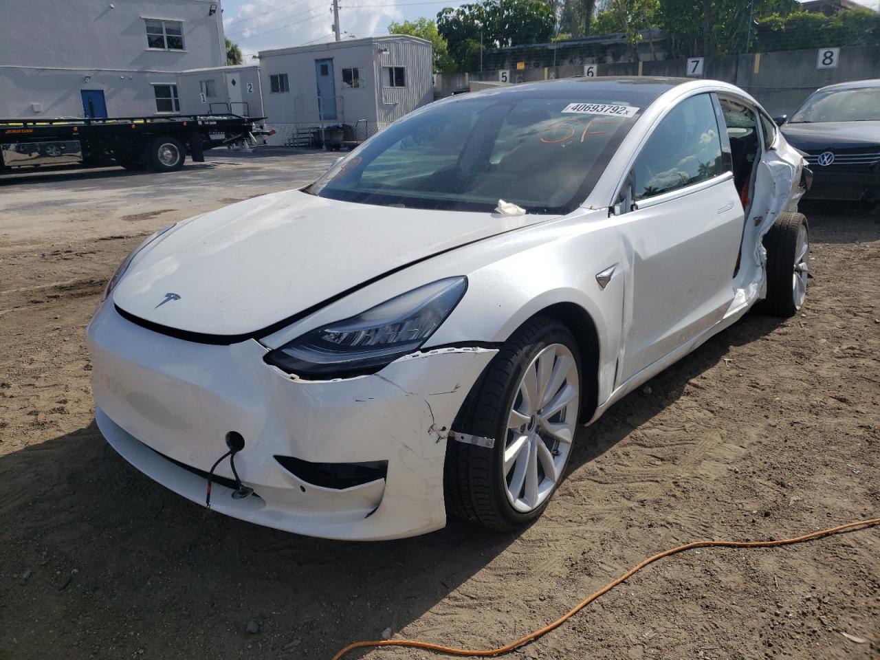 Photo 2 from auction – 2020 TESLA MODEL 3 with VIN 5YJ3E1EB7LF638718