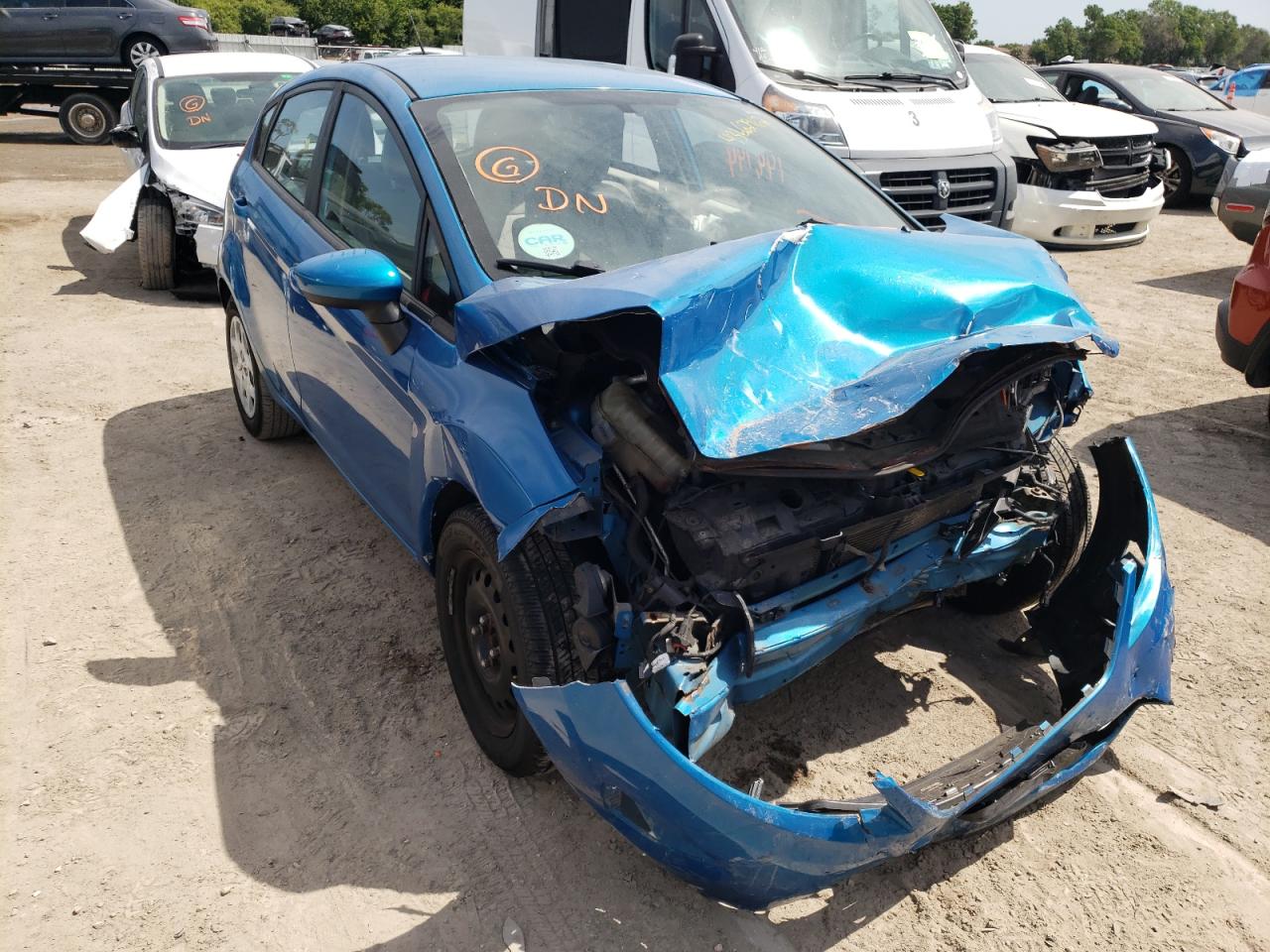 FORD FIESTA SE 2012 with VIN 3FADP4EJ6CM169713 - Photo from auction