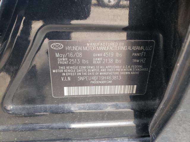 Photo 10 from auction – 2009 HYUNDAI SONATA SE with VIN 5NPEU46F19H463813